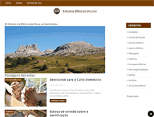 Tablet Screenshot of estudosbiblicosonline.com.br